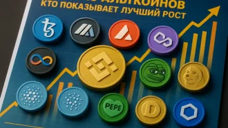 Топ-10 альткоинов августа 2025: кто показывает лучший рост