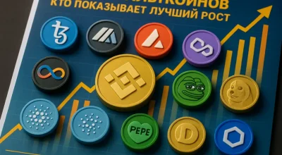 Топ-10 альткоинов августа 2025: кто показывает лучший рост