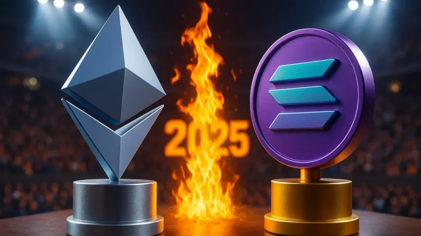 Ethereum и Solana: битва за лидерство среди альткоинов в 2025 году